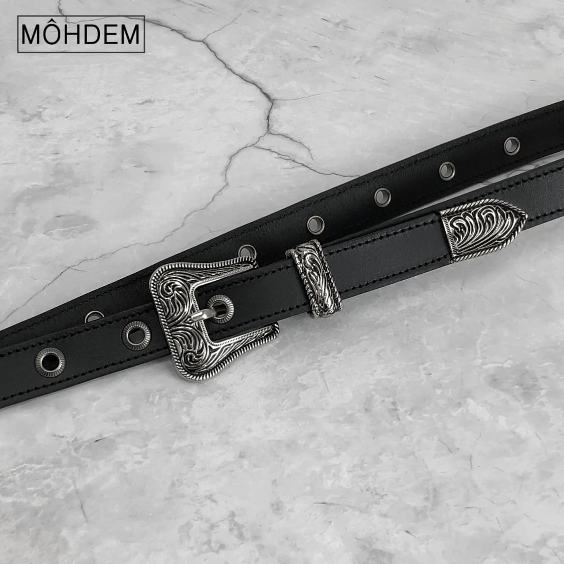 [Unisex] 아일렛 로랑 이태리 소가죽 벨트 상품이미지1