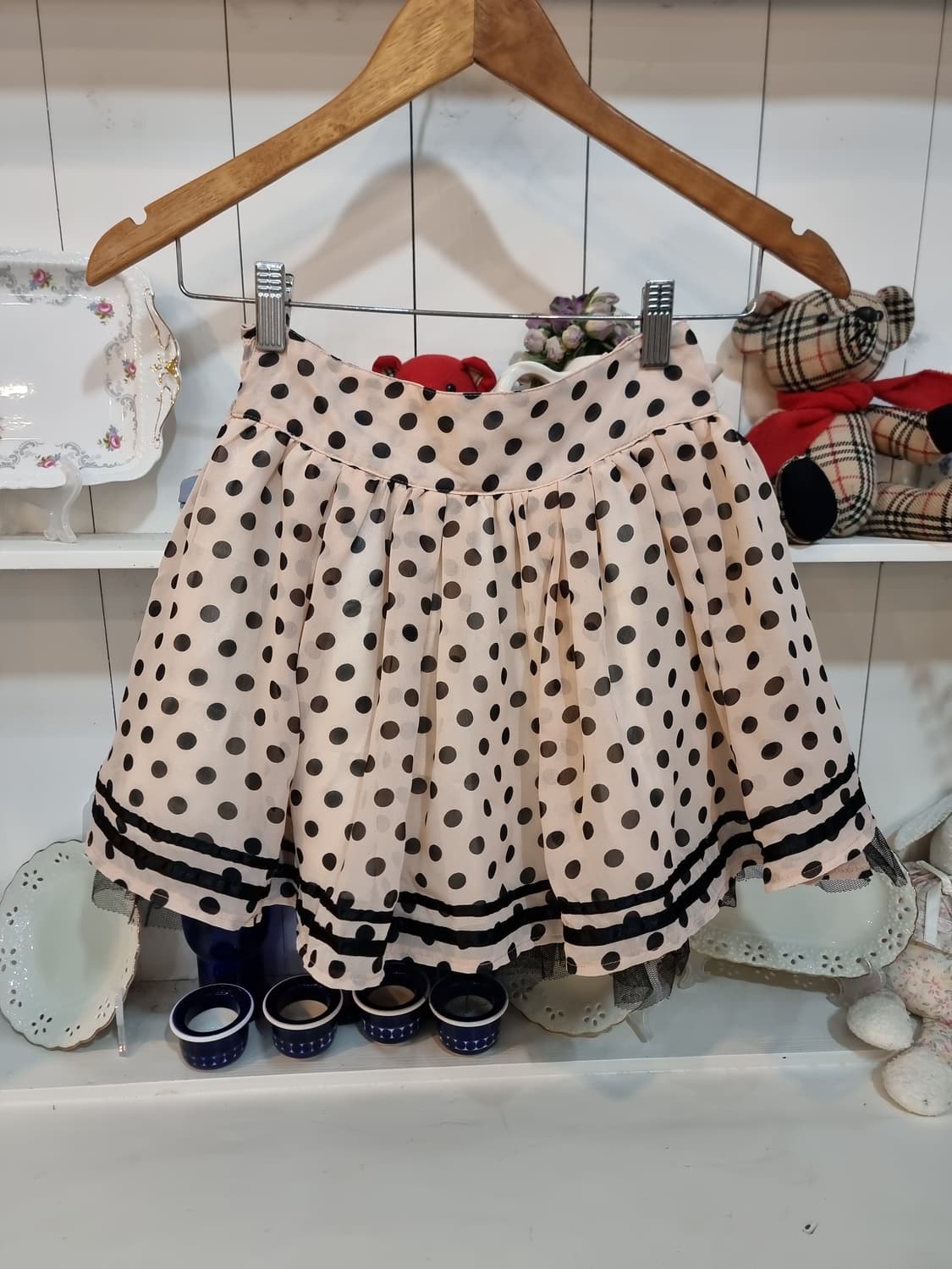 Tralala트랄라라치마 도트 캉캉 튤 미니 스커트 상품이미지7