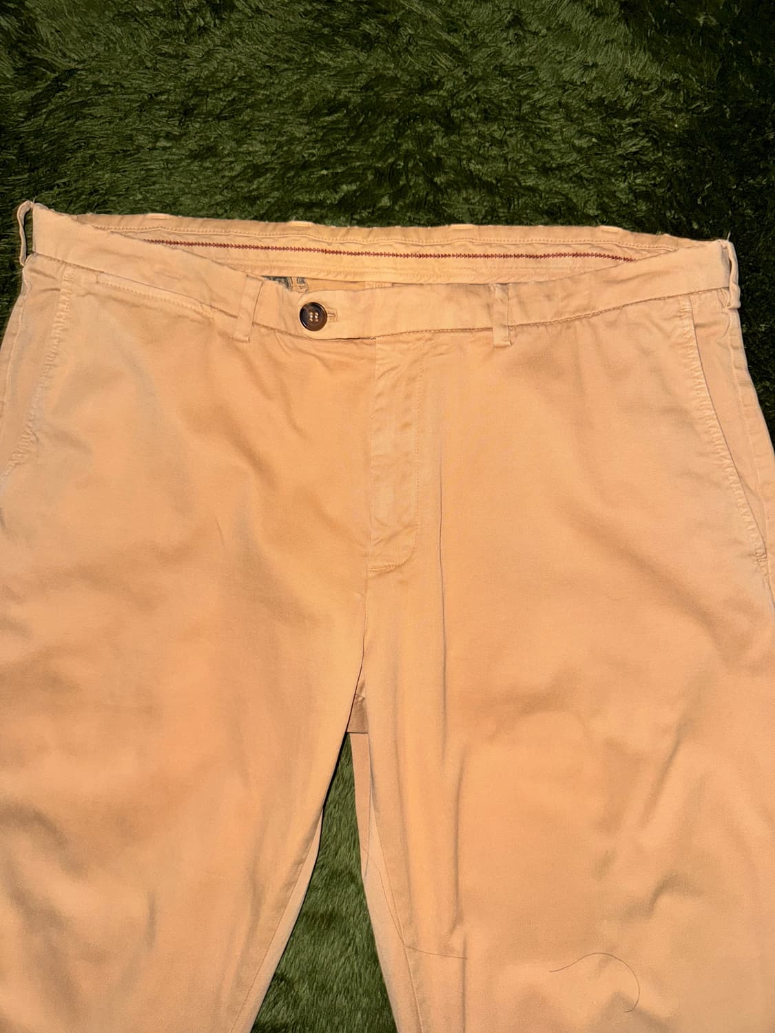 [38X32] 브룩스 브라더스 레드 플리스 코튼 트라우저 베이지 상품이미지6