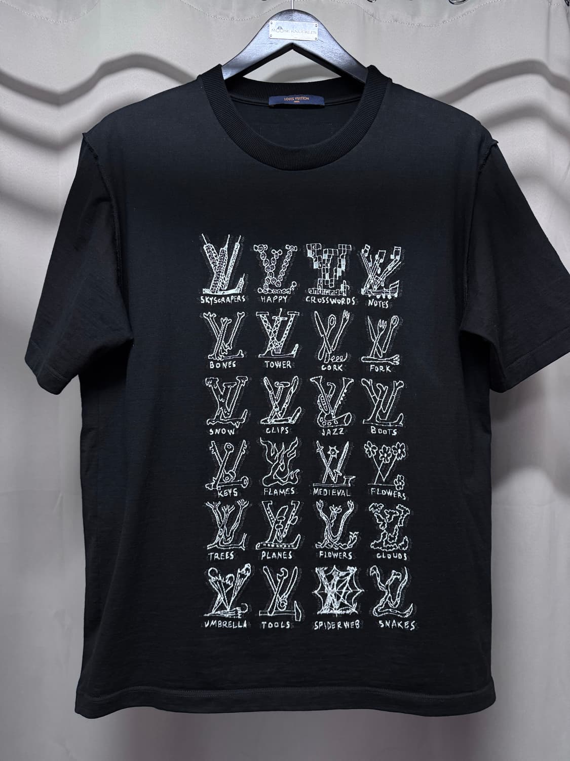 루이비통 카툰 자카드 반팔 XXL 상품이미지1