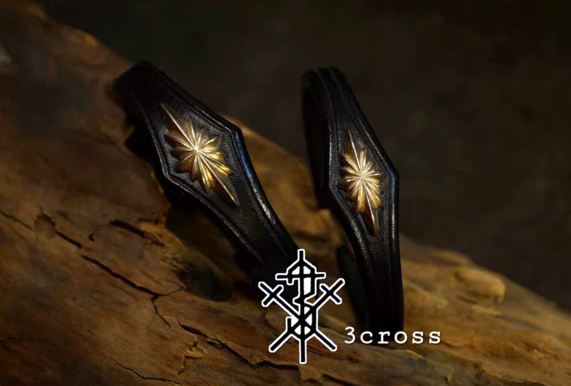 3cross cowhide silver navajo bracelets 상품이미지1