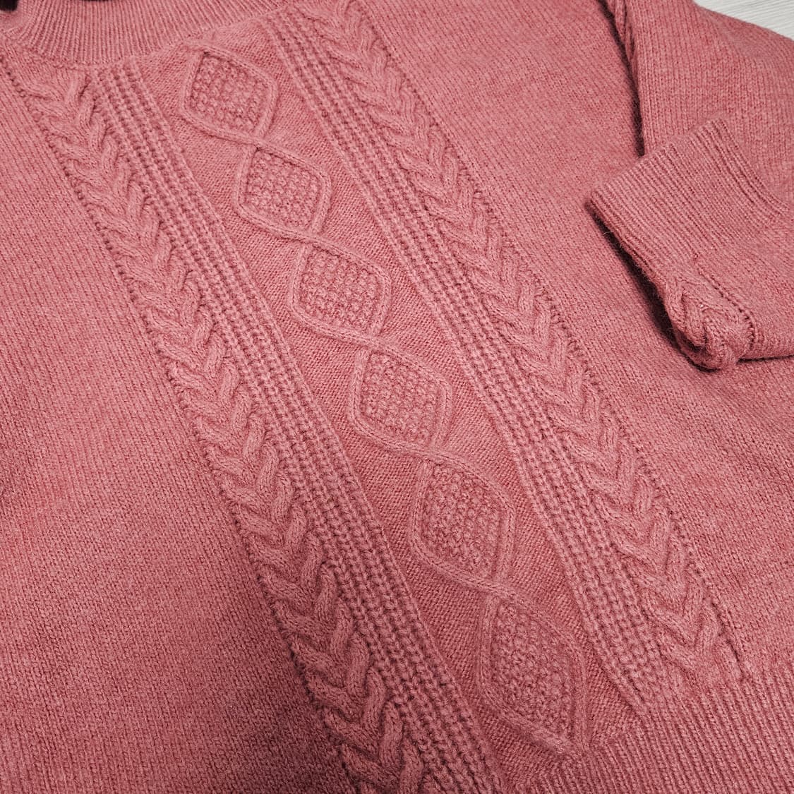 로엠 진핑크 폴라 니트 상품이미지4