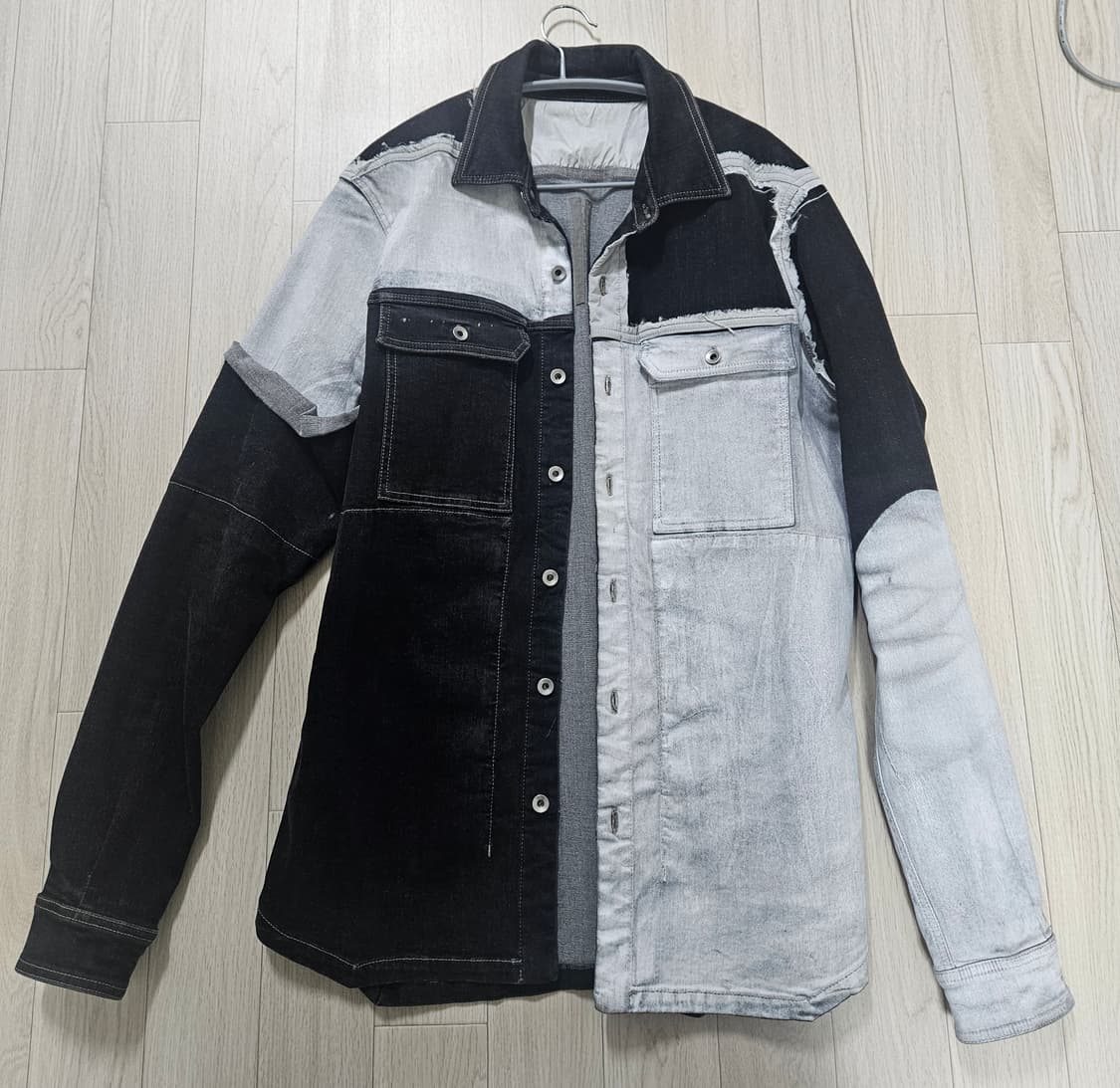 릭오웬스 타이론 데님 셔츠 자켓 m 상품이미지2