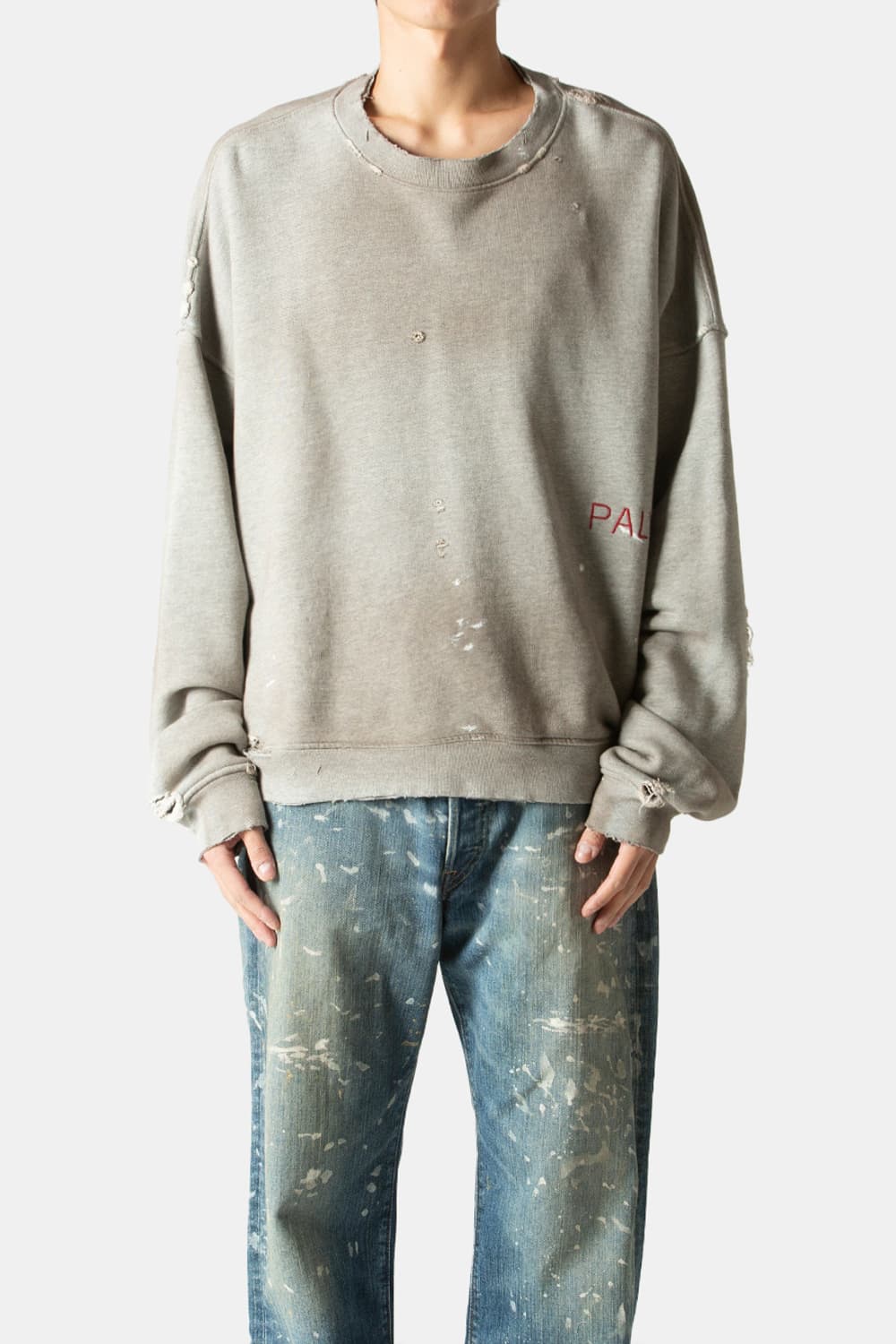 25FW 팔리 할리우드 맨투맨 xl-2xl 판매해요❤️ 상품이미지1