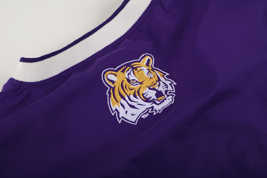 [XL] 90's 스타터 LSU 타이거스 올드스쿨 웜업 자켓 상품이미지10