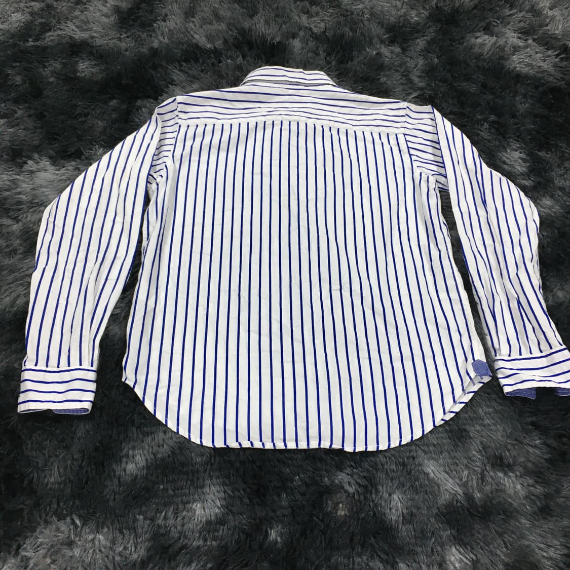 투티/A7 빔즈 하트 셔츠 스트라이프 데님 포켓 jpn vintage 상품이미지2