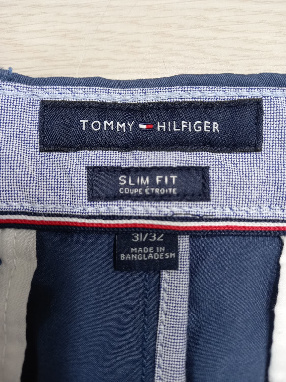 31 Tommy&Hilfiger 스판 슬림일자 치노 챠콜네이비31-509 상품이미지7