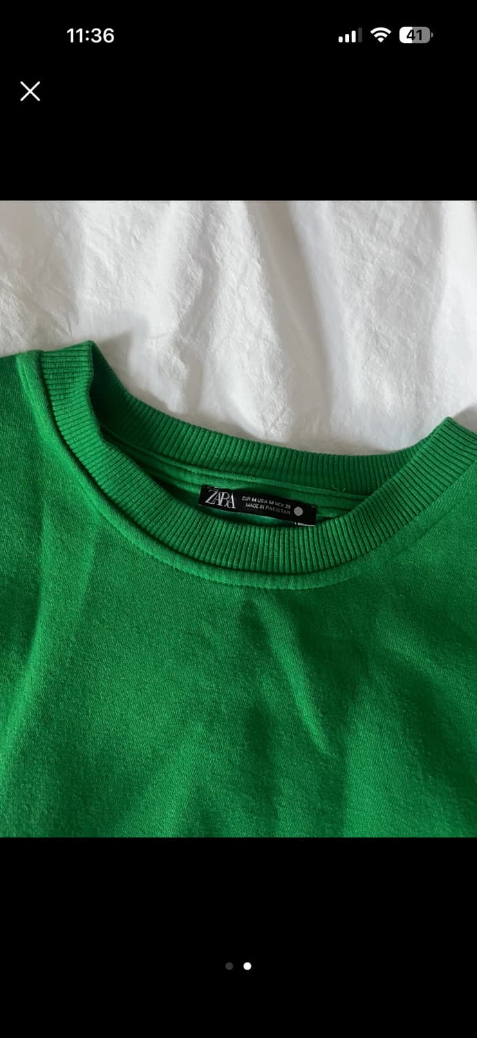 자라 맨투맨 상품이미지2