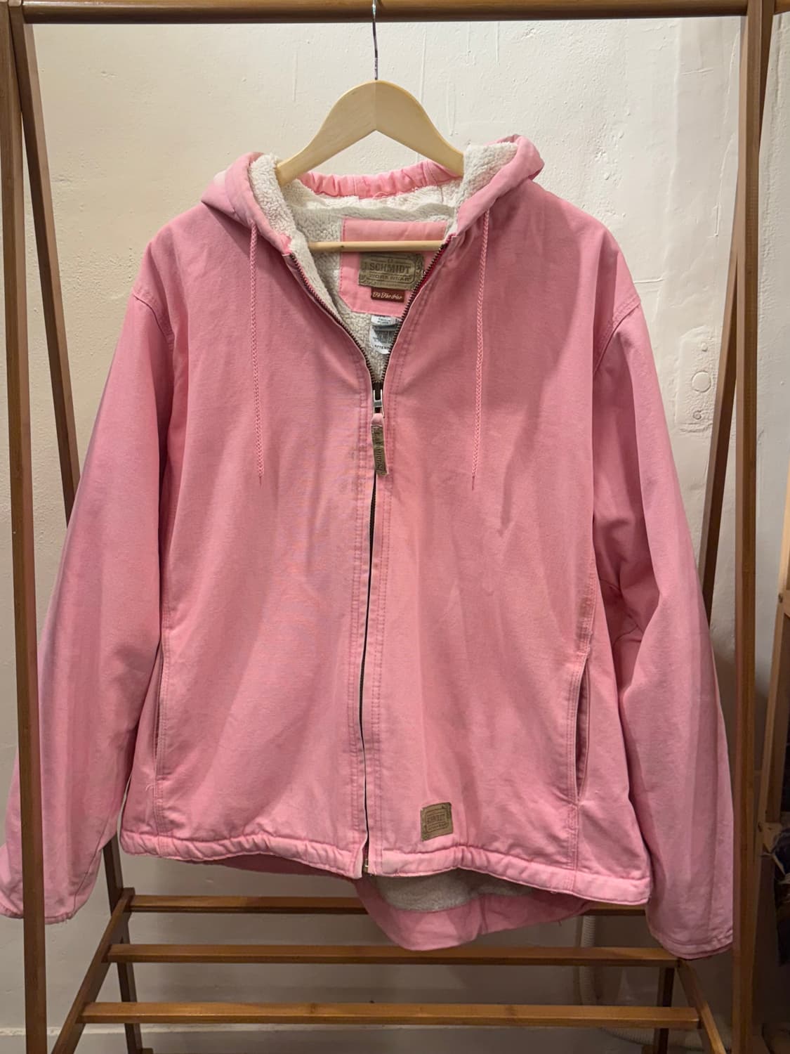 SCHMIDT 슈미트 워크웨어 셰르파 액티브 핑크 자켓 코디세트 상품이미지5