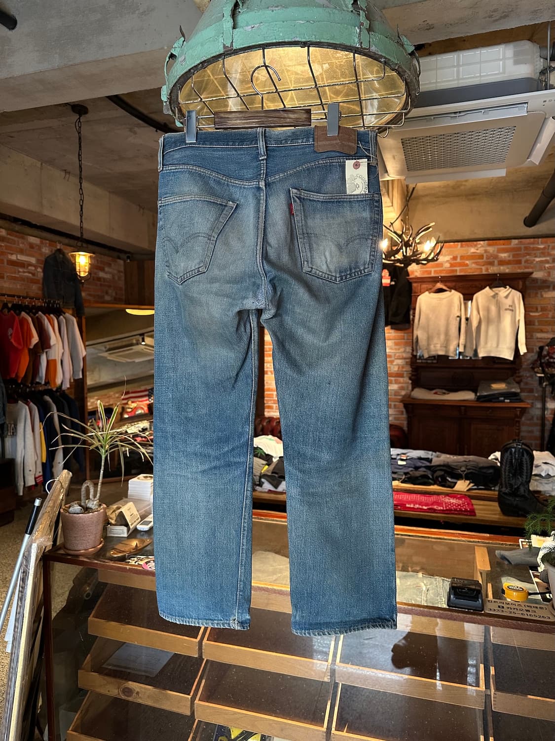 70s Levis 501 66전기 Selvedge Denim pants 상품이미지4