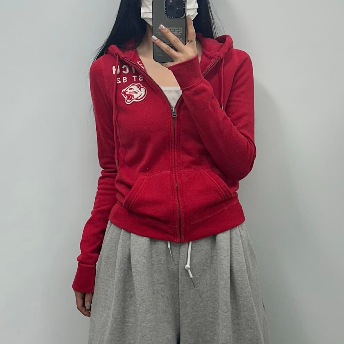 아베크롬비 y2k 와투케 딱붙 후드집업  상품이미지1