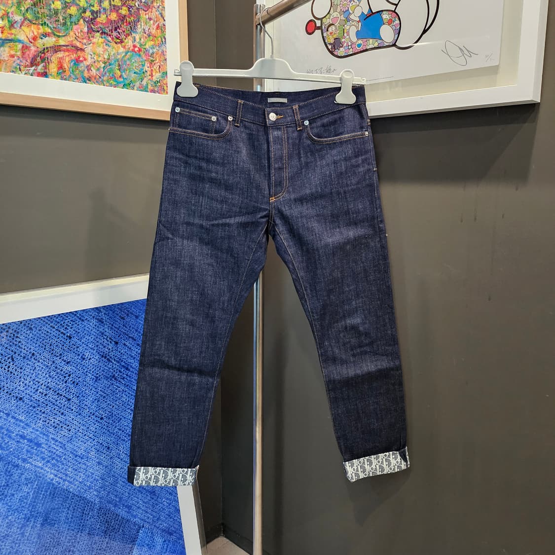 디올 오블리크 박재범 데님 팬츠 상품이미지1