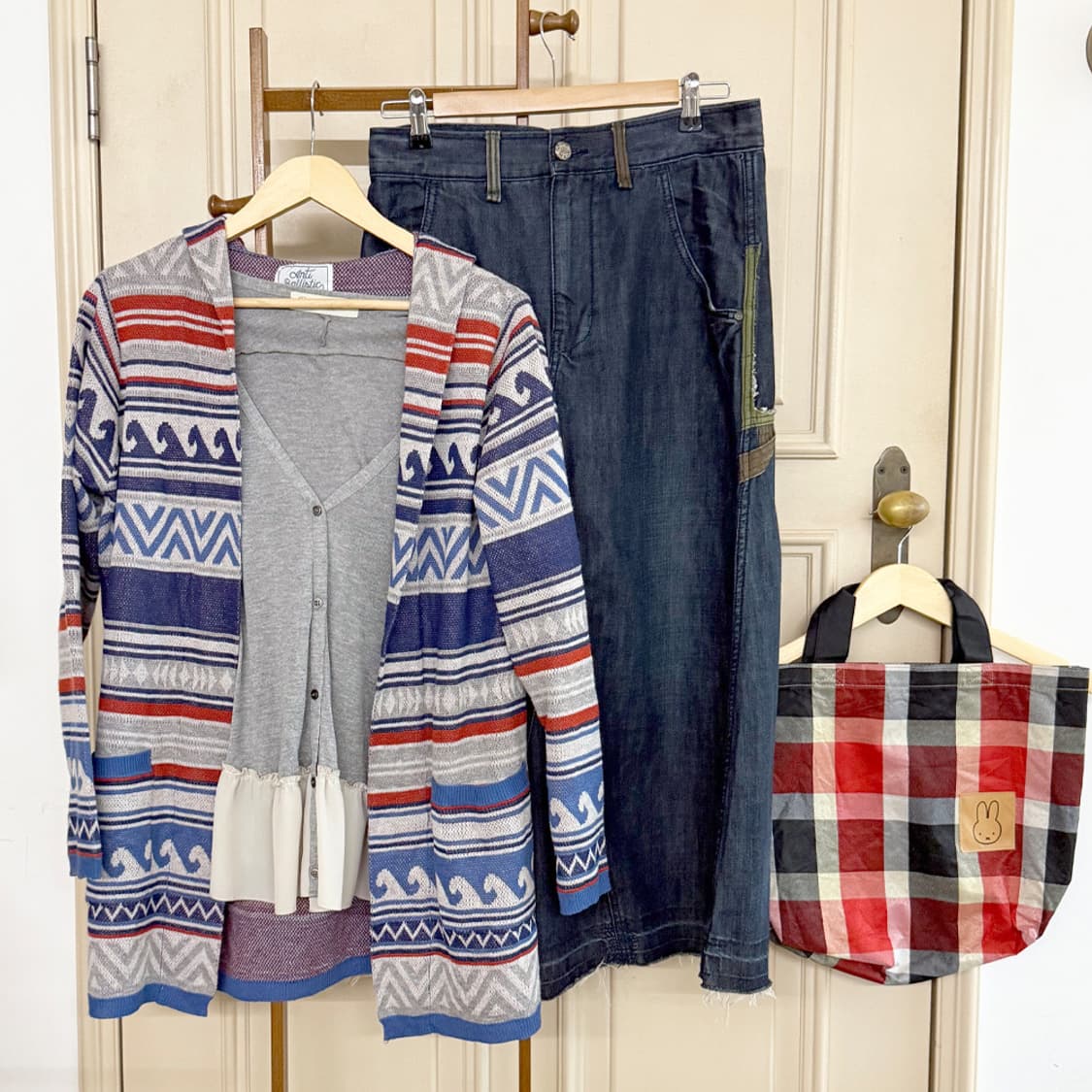 웨이브 데님 트립 SET 상품이미지1