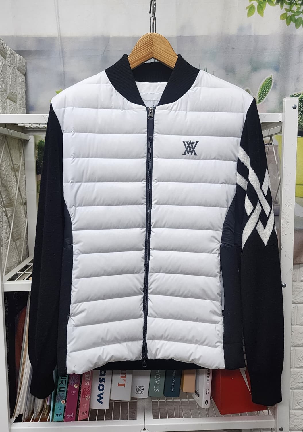 어뉴 남성 골프방풍니트 방풍자켓 100 튜브다운 하이브리드 자켓 XD76 상품이미지1