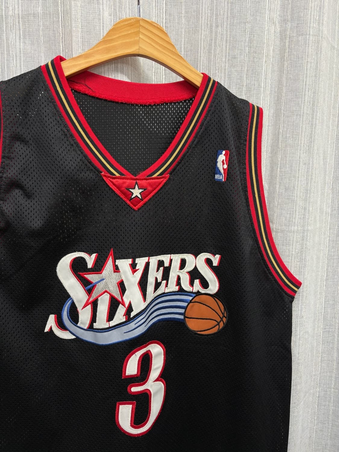 미첼앤네스 NBA 필라델피아 세븐티식서스 아이번스 농구져지 유니폼 나시  상품이미지2