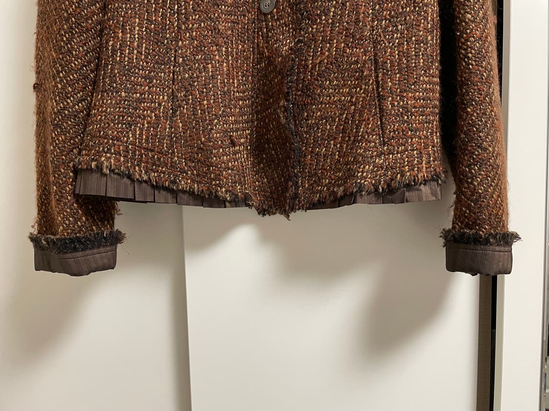 INTELLECTION 플리츠 디테일 빈티지 자켓 상품이미지3