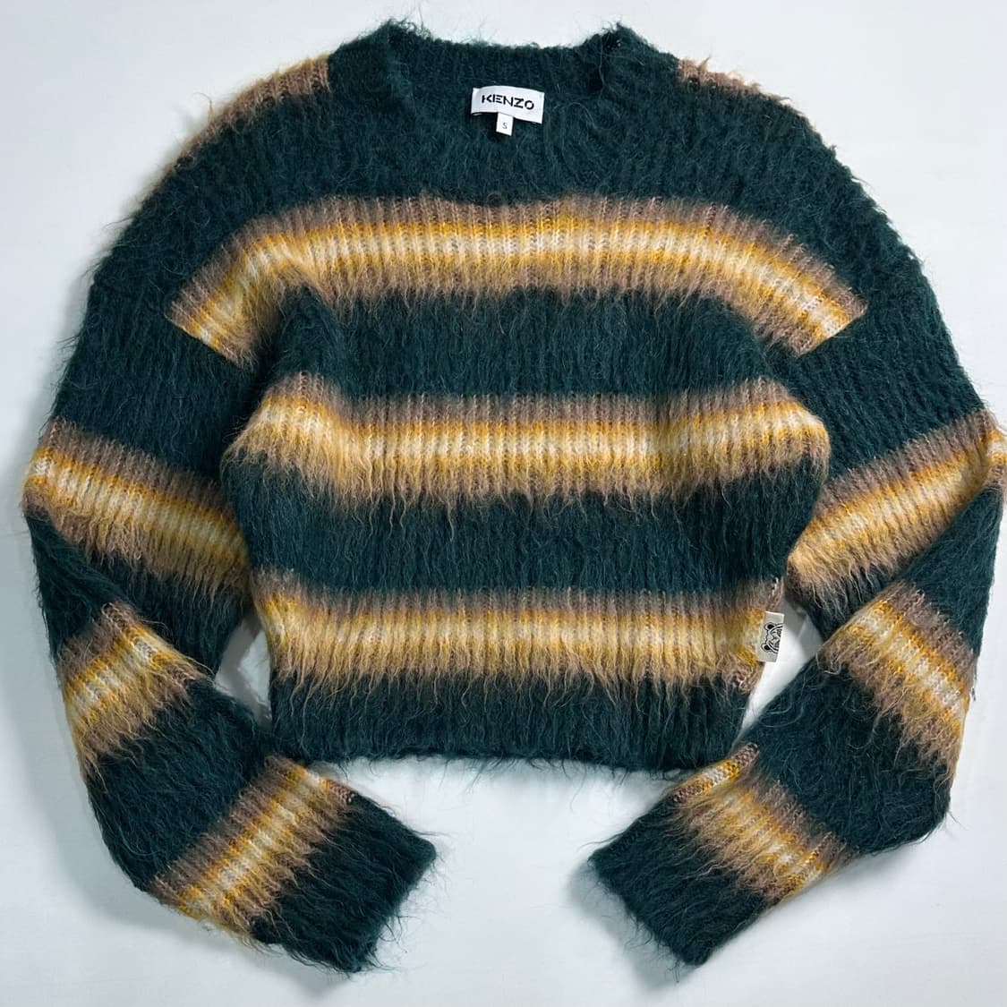 겐조 스트라이프 알파카 크롭 니트   상품이미지1