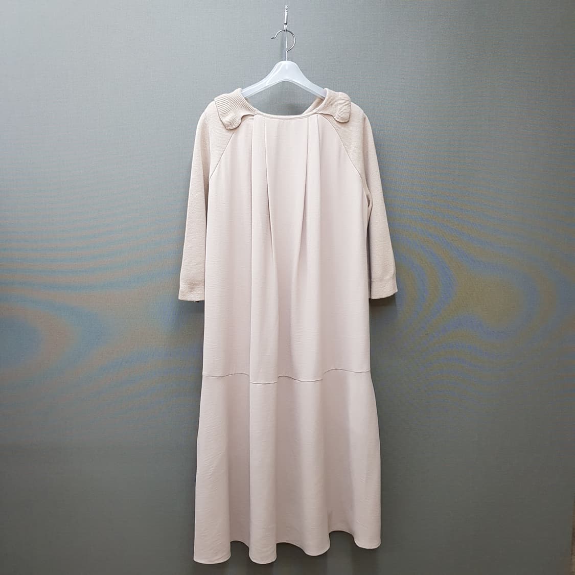 오즈세컨 O2ND  니트 배색 원피스 82-94-160사이즈 상품이미지6