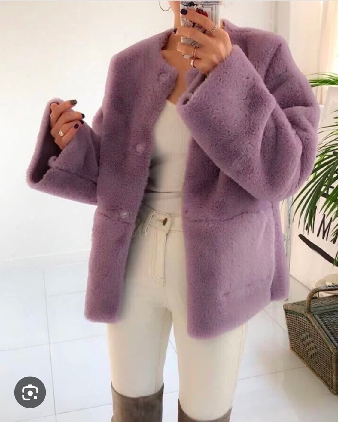 바이올렛 에코퍼 코트 상품이미지6