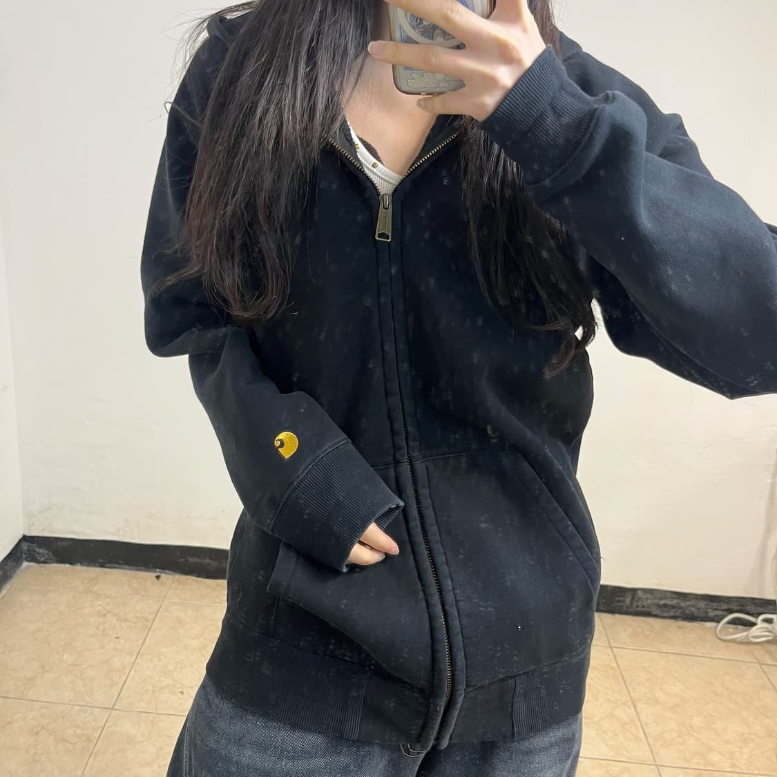 Carhartt hoodie zip-up 상품이미지3