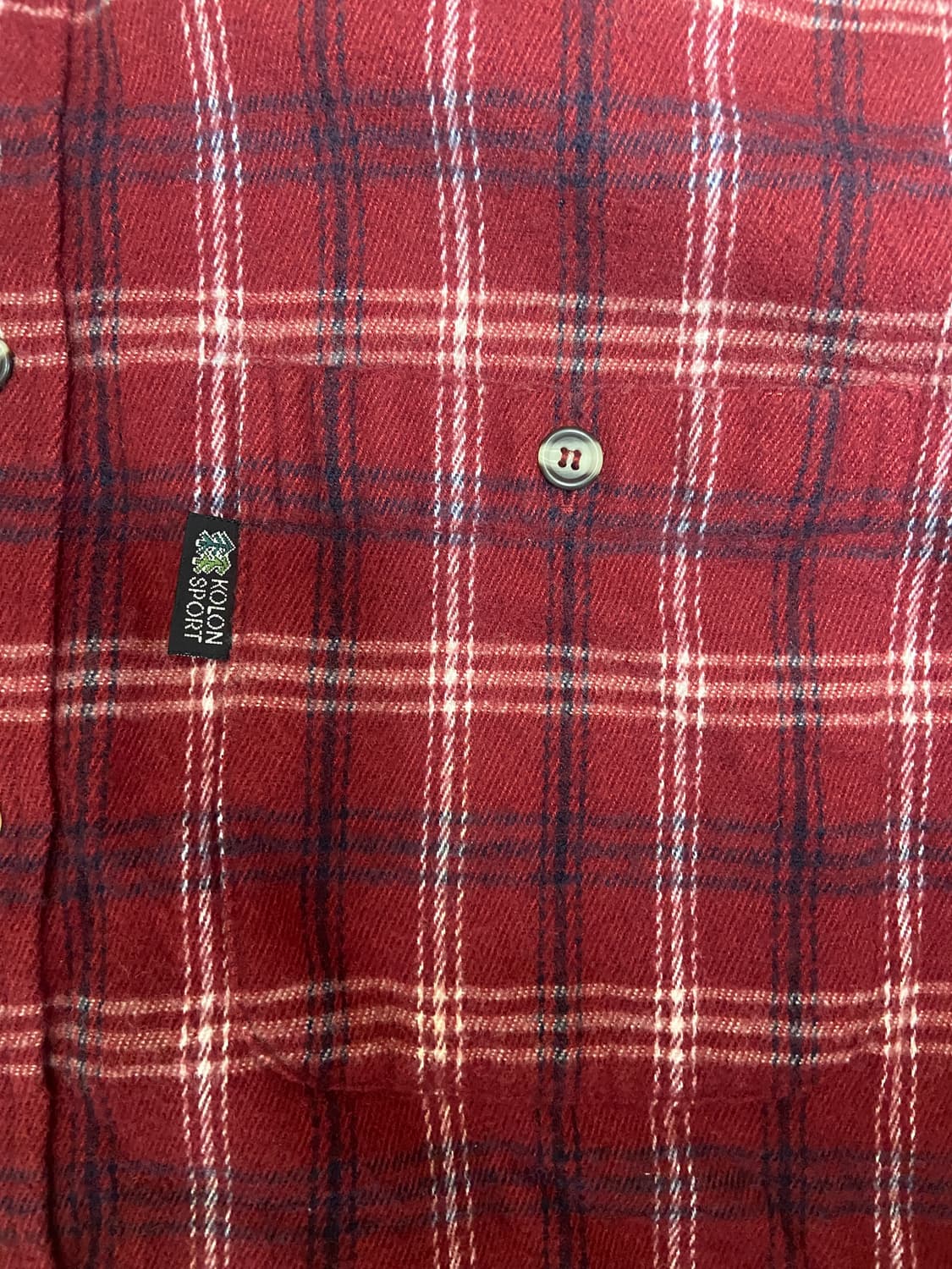 코오롱 스포츠 울 혼방 플란넬셔츠 상품이미지5