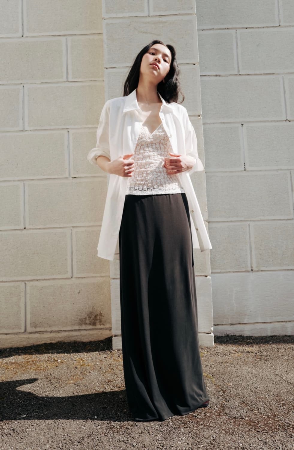 Monoha 모노하 jersey long skirt 저지 롱 스커트 상품이미지1