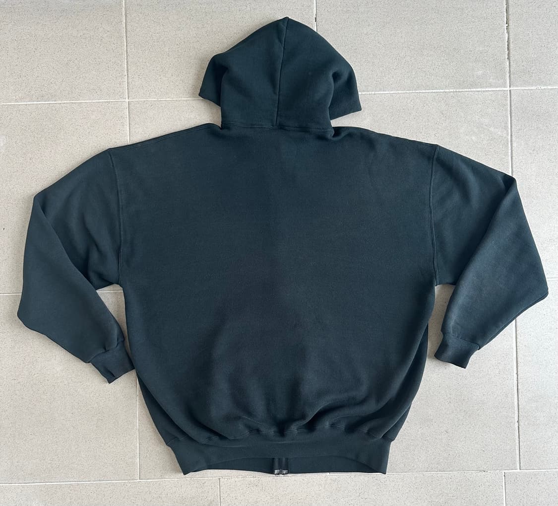 90s 빈티지 러셀 후드집업 블랙 XXL 상품이미지2