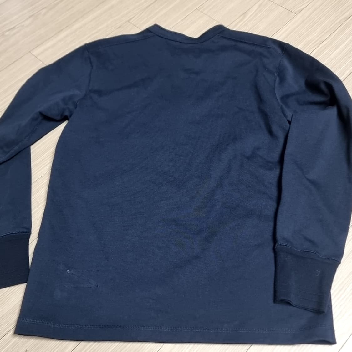 브론슨 남성용 헨리넥 긴팔 티셔츠 네이비(95-100) 상품이미지2