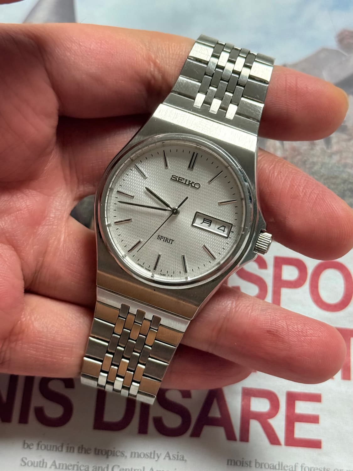 Seiko 세이코 SPRIT 쿼츠 Day-Date 상품이미지3