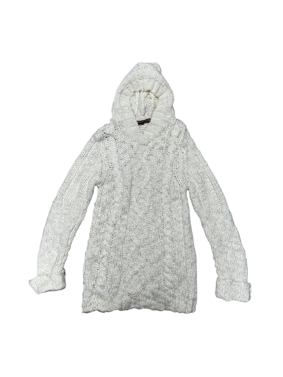 아이보리 후드 니트 상품이미지2