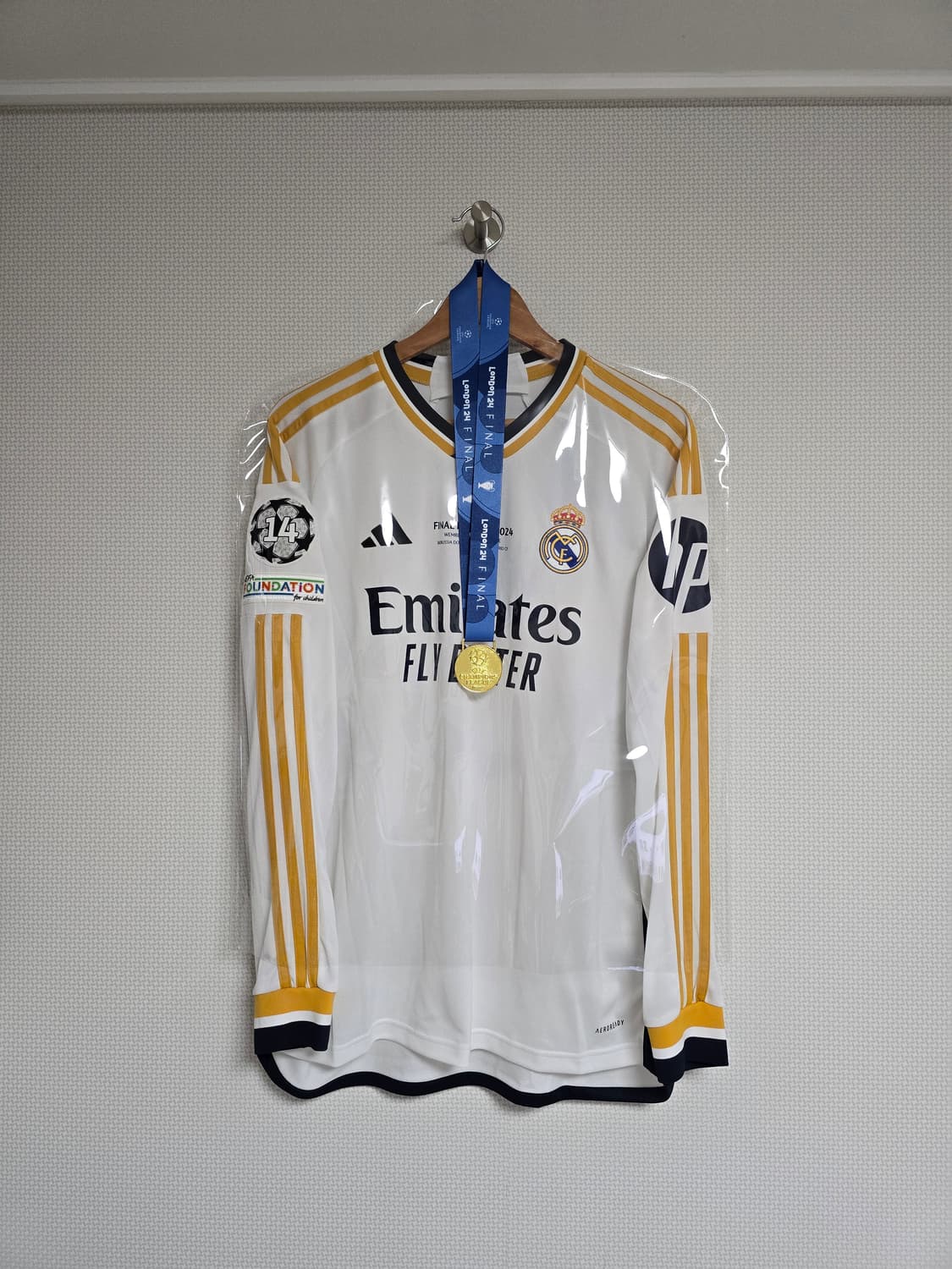 23-24 레알마드리드 홈 유니폼 긴팔 주드 벨링엄 상품이미지2