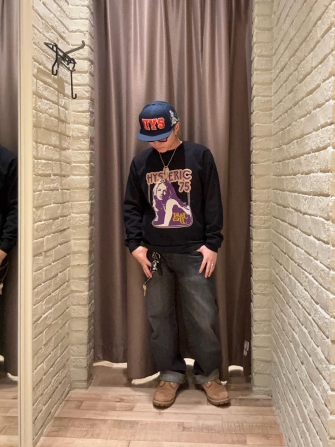 히스테릭글래머 LAST CALL 롱슬리브 티셔츠 (블랙/L) 상품이미지3