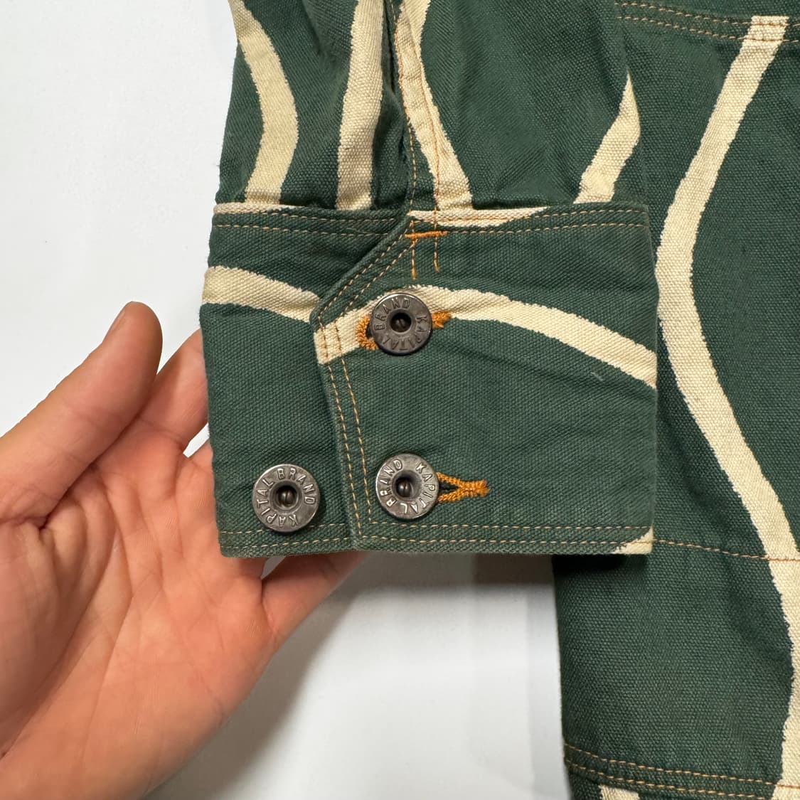 KAPITAL 컨버스 그린 자켓  상품이미지8