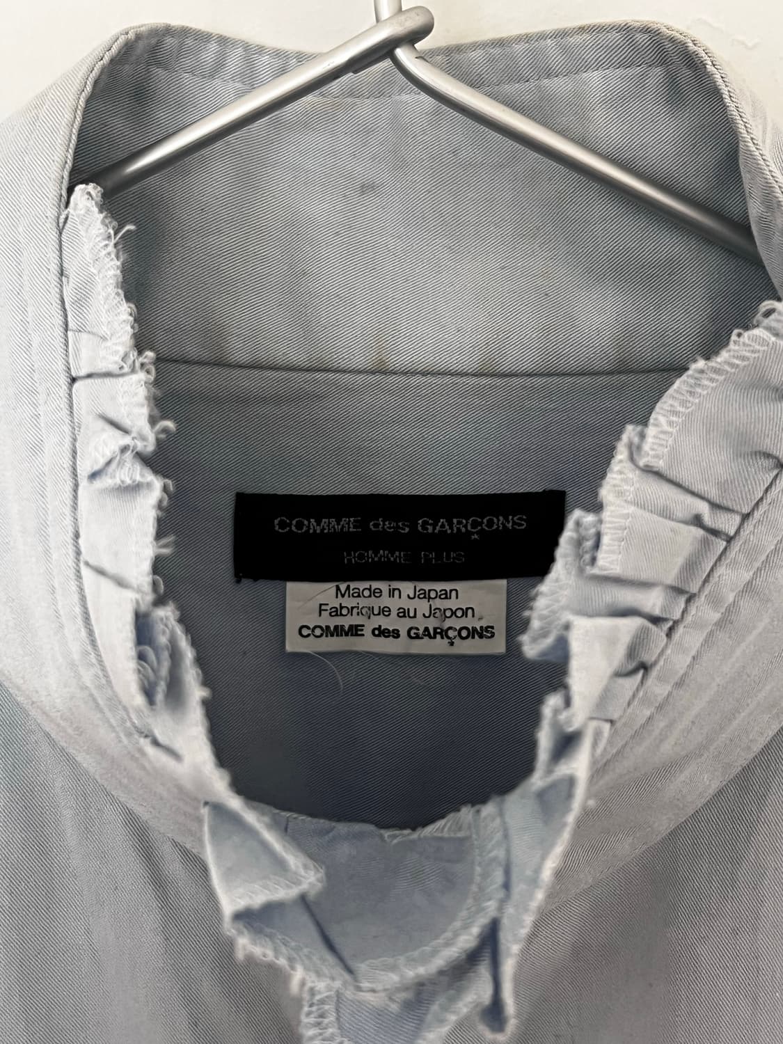 comme des garçons homme plus blue shirt 상품이미지4