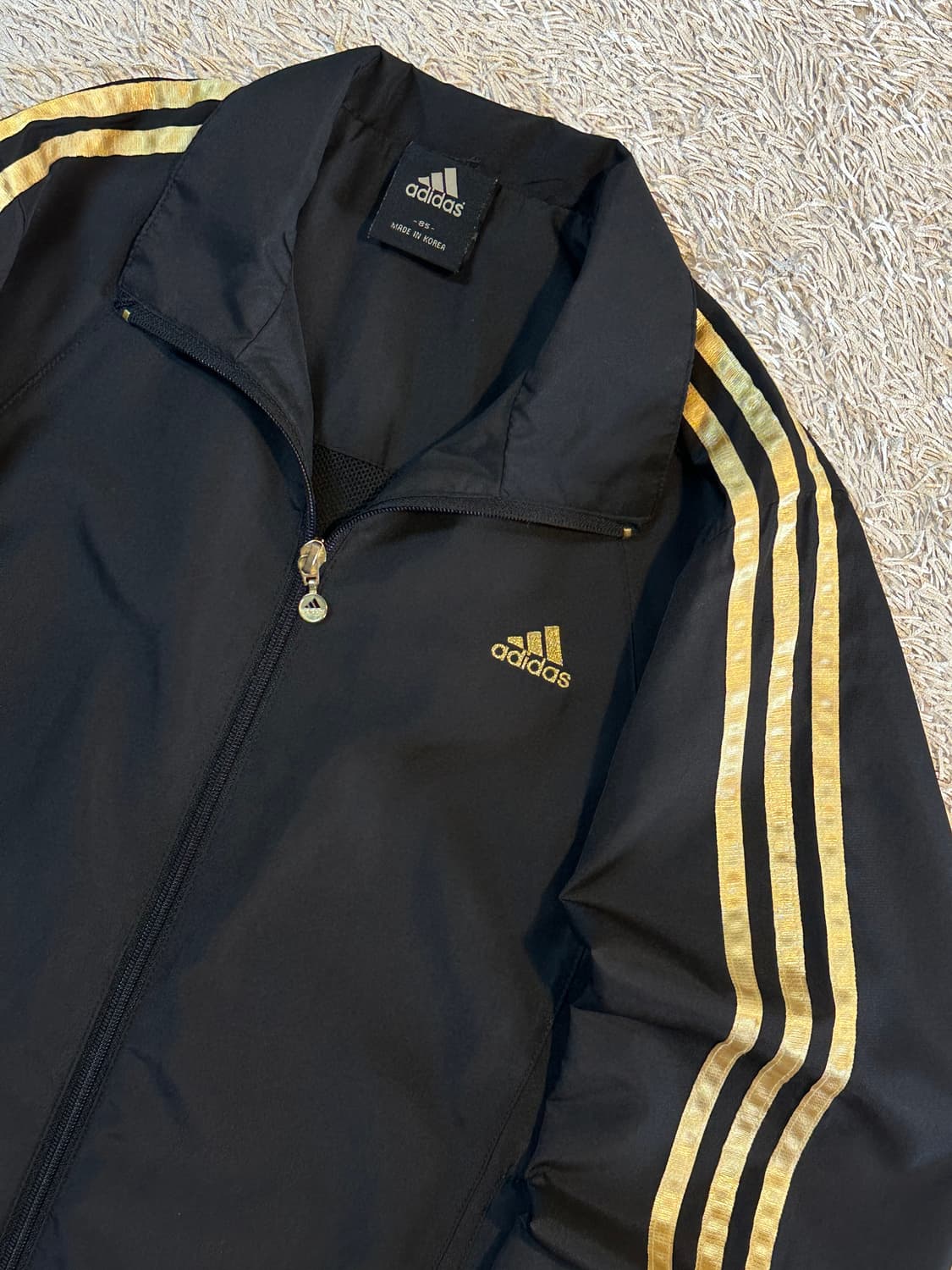 아디다스 ADIDAS 삼각로고 사이드라인 검골 바람막이 자켓 상품이미지2