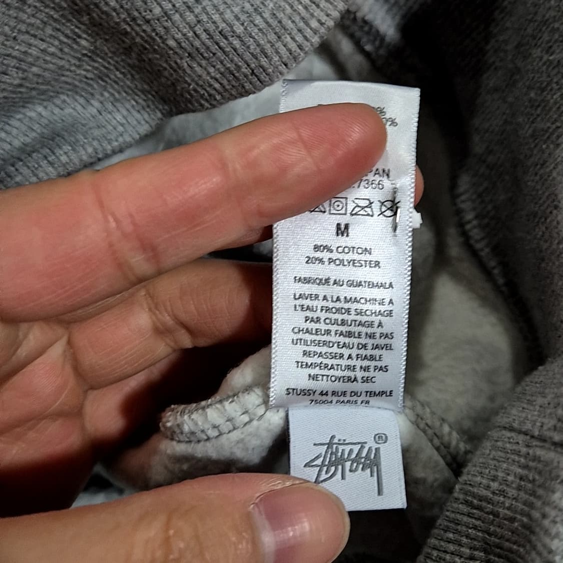 스투시 스탁로고 후드티 상품이미지9