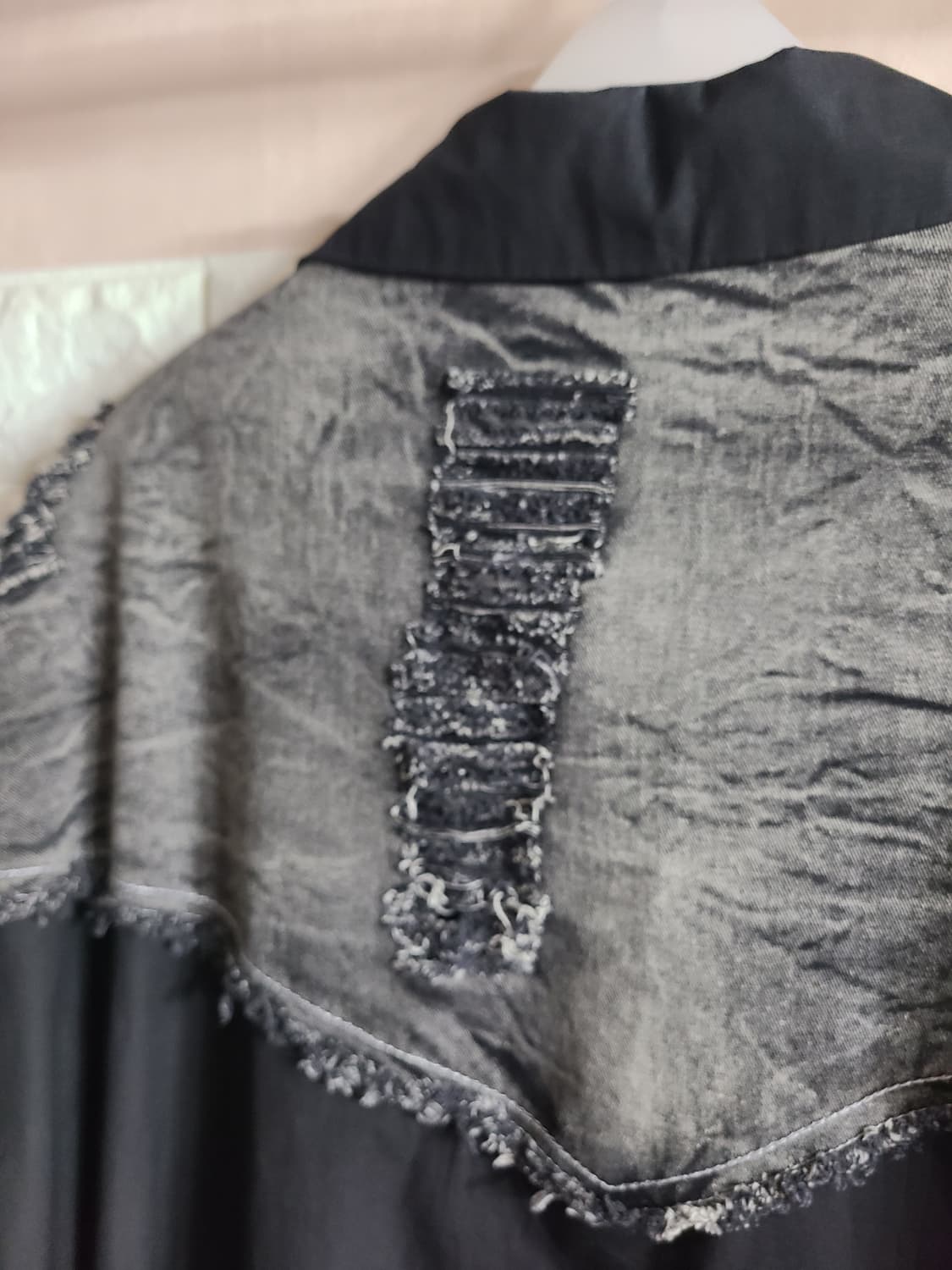 데님패치 롱셔츠(라지) 상품이미지6