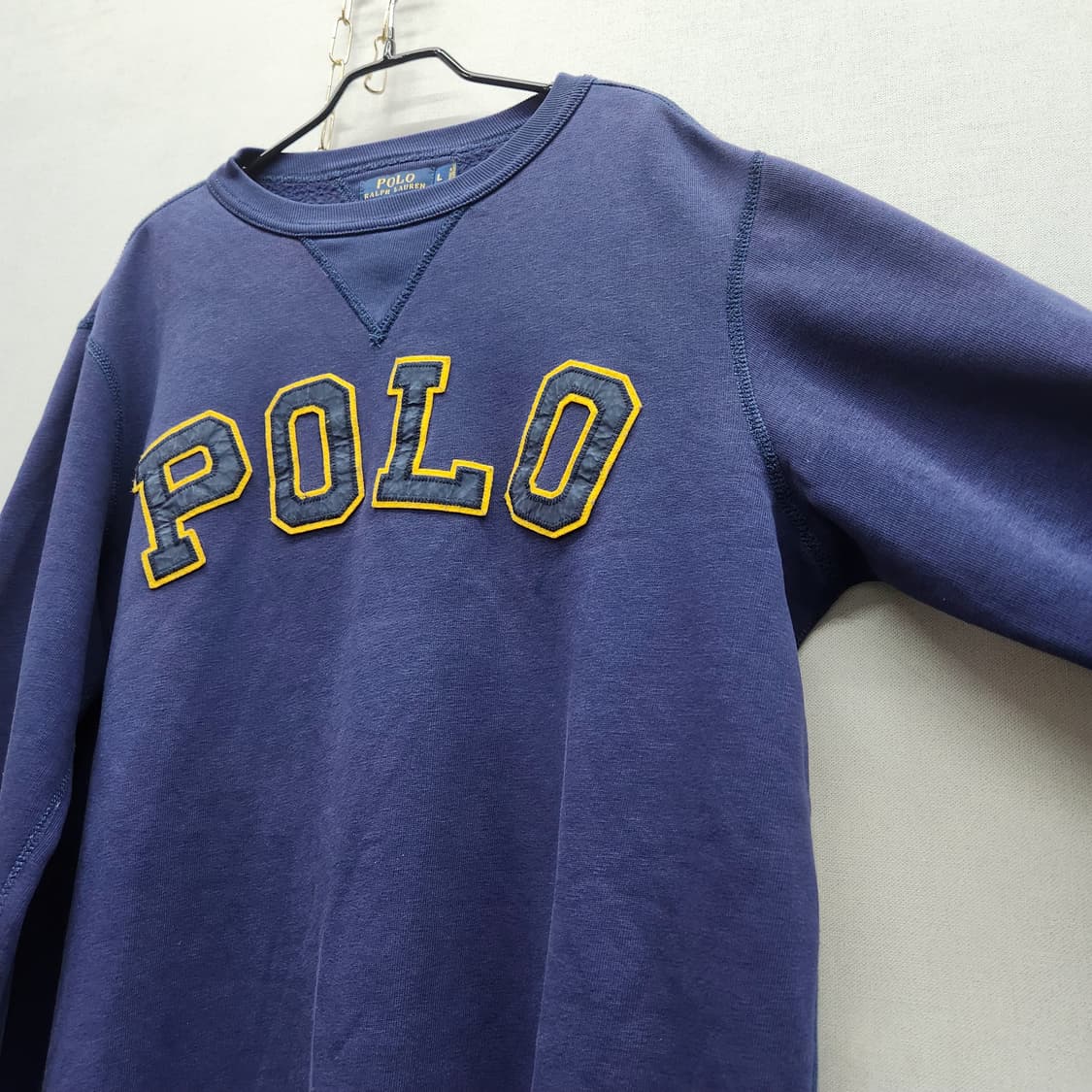 폴로랄프로렌 아치 빅로고 패치 맨투맨 L(XL) 상품이미지3