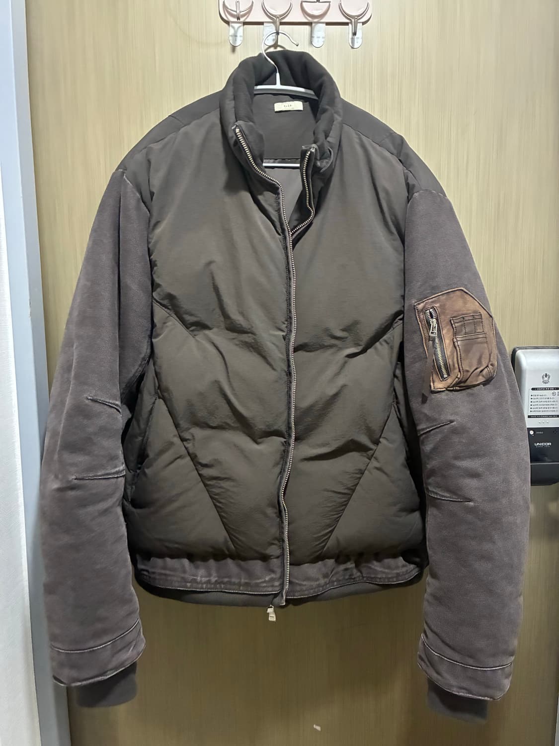 엑슬림 xlim ep8 down jacket brown m 상품이미지2