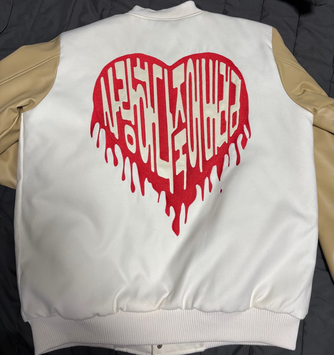 사랑애 자수 바시티 자켓 상품이미지2