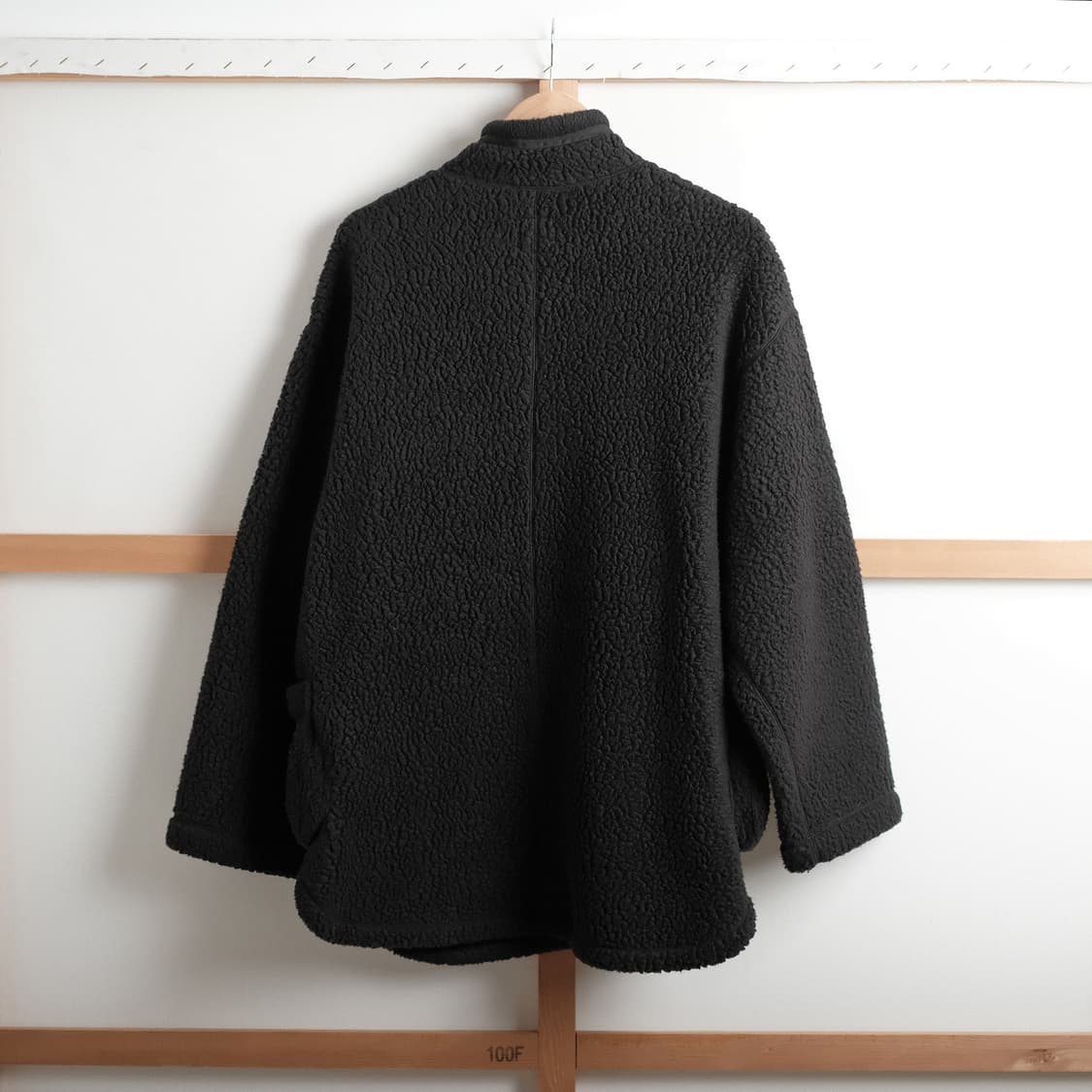 포터클래식 2(M사이즈) 플리스 집업 셔츠 자켓  블랙 상품이미지4