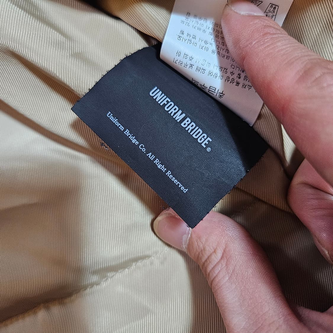 유니폼브릿지 프리미엄 덕다운 양털 자켓 XL size 상품이미지10