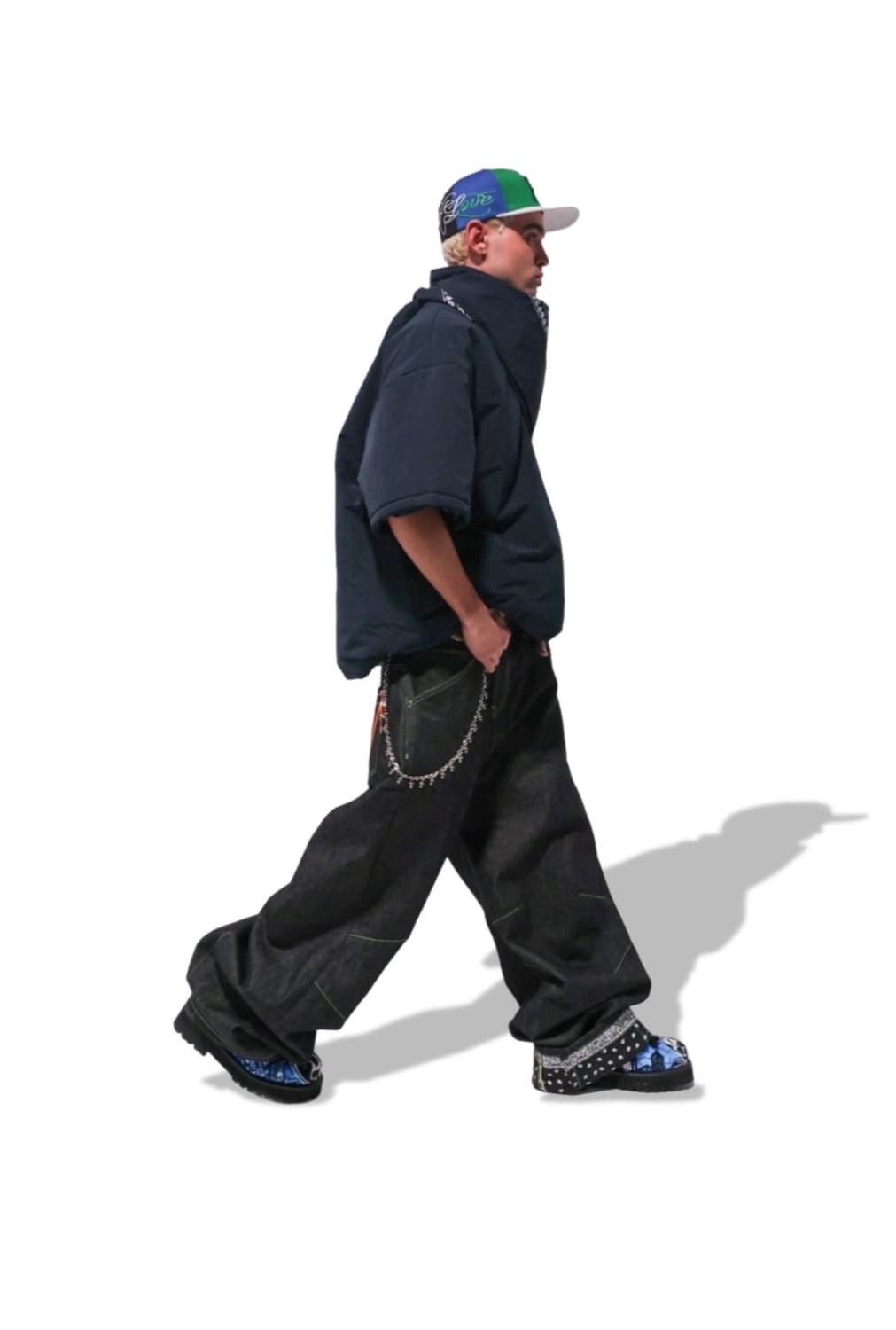 PDF 25ss 갱갱갱 벨벳 소가죽 그라피티 부츠 상품이미지1