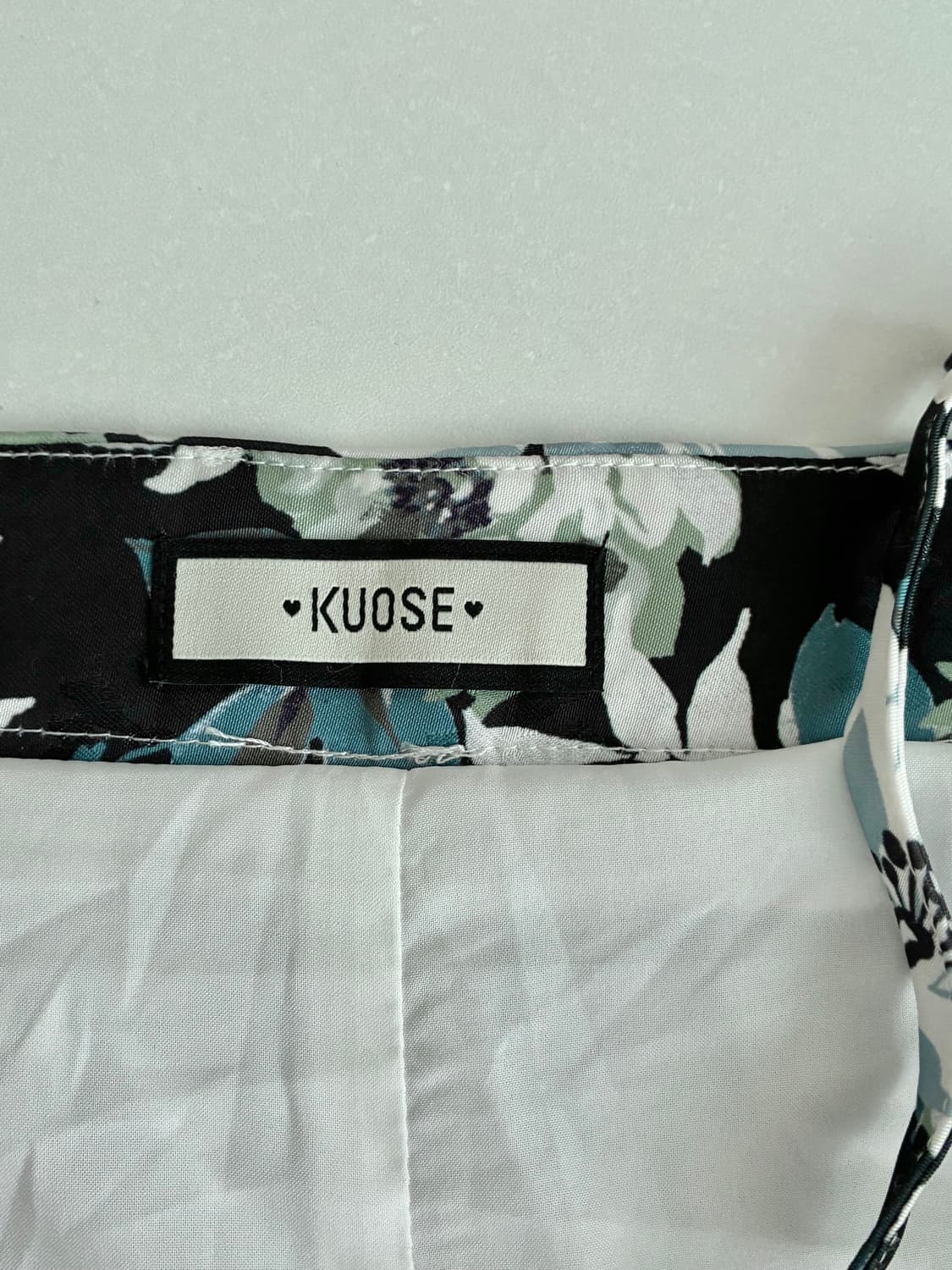 L) 새상품 쿠오세 KUOSE 플라워 뷔스티에 원피스 블랙 상품이미지5