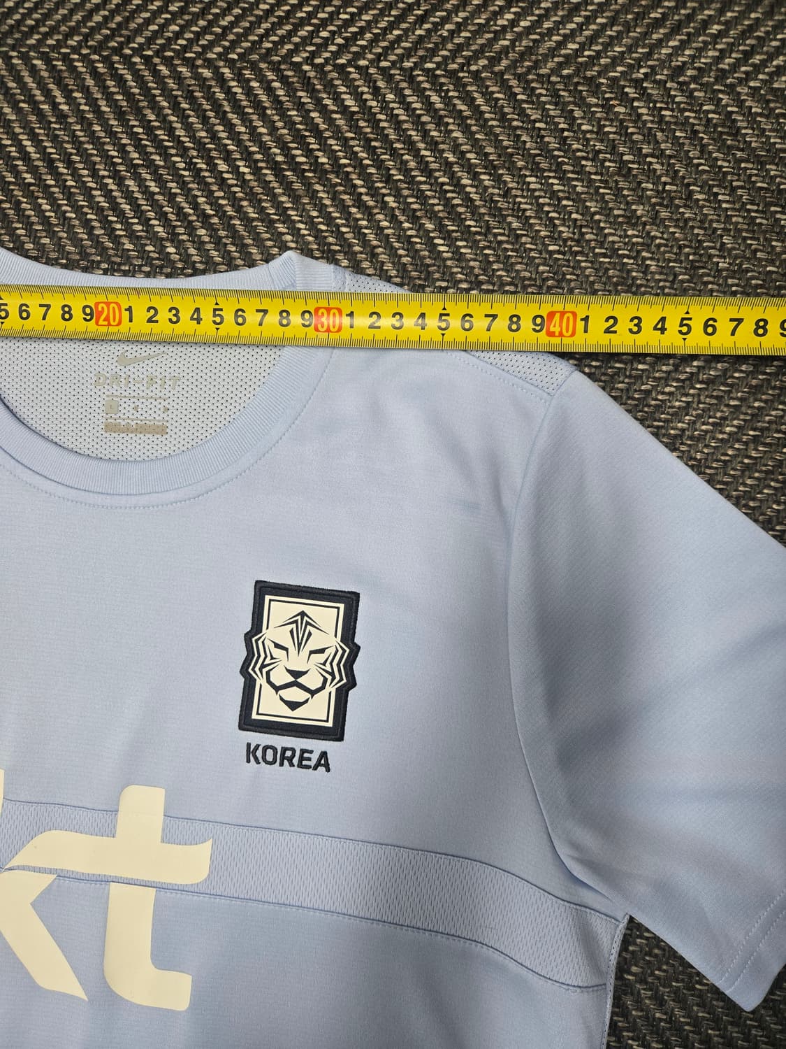 나이키 대한민국 축구 대표팀 트레이닝 티셔츠 하늘색 (2) 상품이미지4