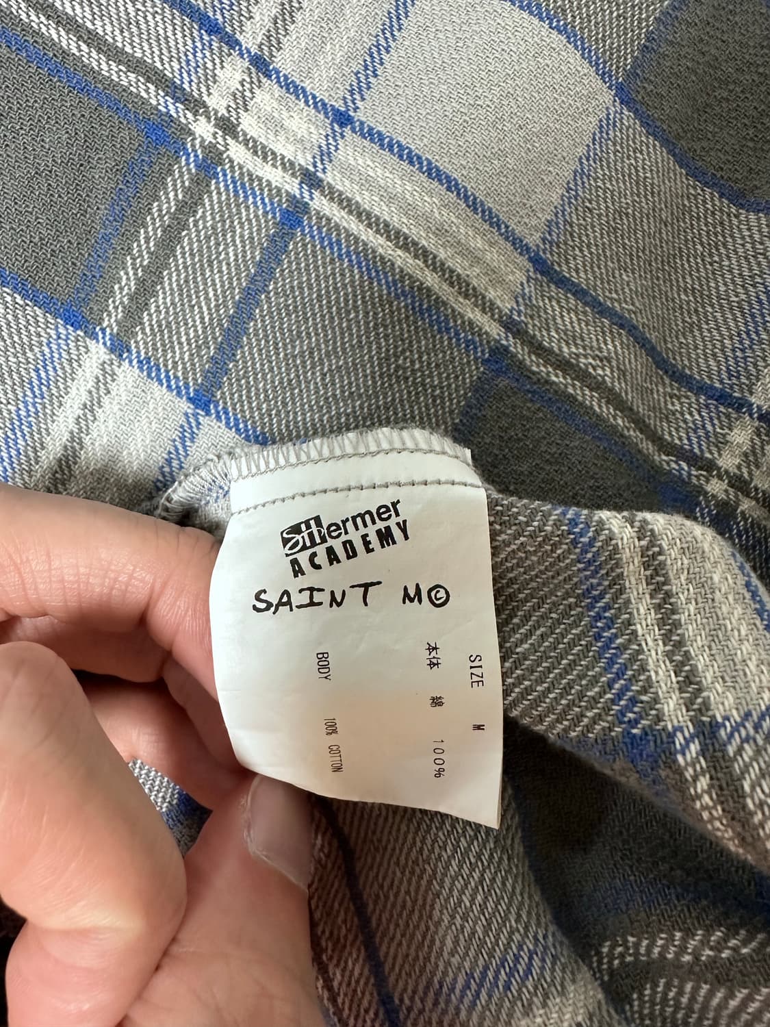 Saint Michael X Academy 플란넬 셔츠 상품이미지3