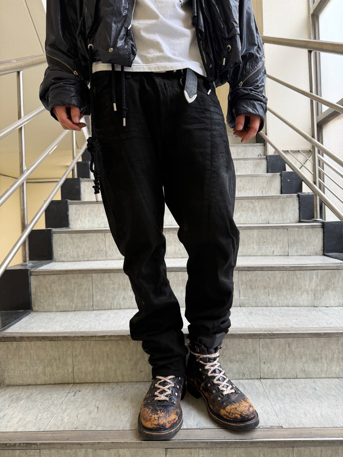 JULIUS × LHP 10-11AW Coated Curved Pants 상품이미지9