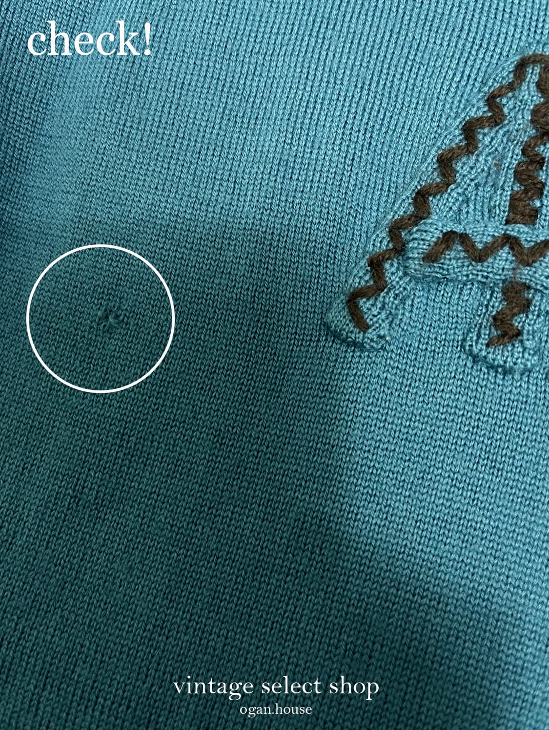 vintage “Sweet Angel” Turtleneck Knit 상품이미지7