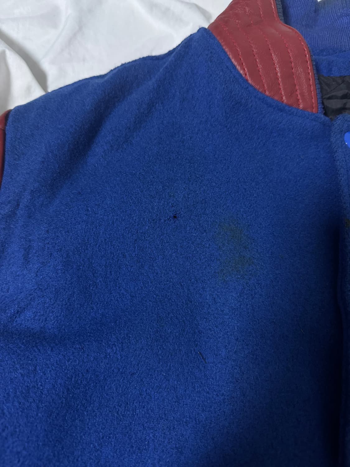 빈티지 캐나다 메이드 하키 팀 자수 패치 바시티 자켓 상품이미지6