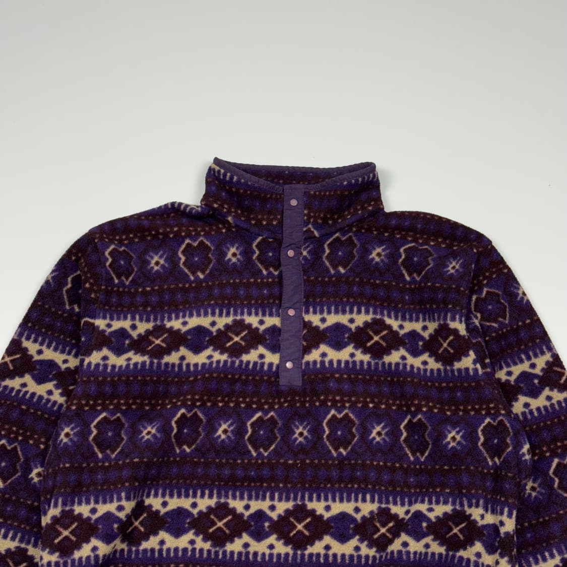 (105) 80s 엘엘빈 아즈텍 플리스 풀오버 상품이미지3